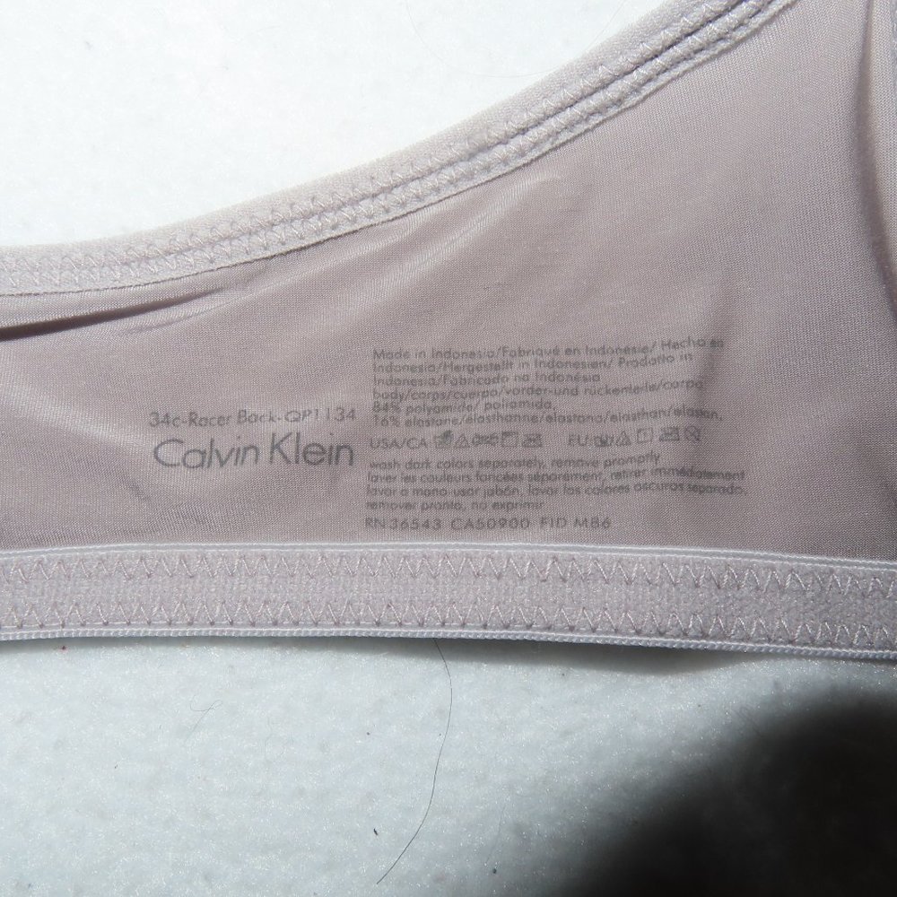 Calvin Klein Bras (Gray Racer Back) - Picture 3 of 3